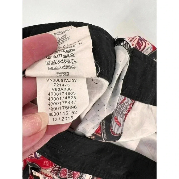 Vans Off The Wall Mens Logo All Oved Print Board Shorts Size 30 EXCELLENT UC - Picture 10 of 10